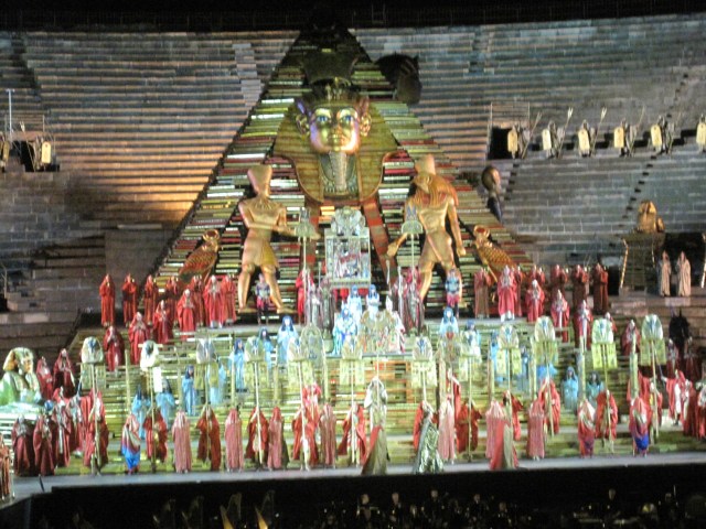 Aida at the Verona arena