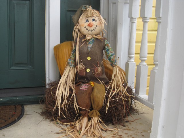 Halloween or Thanksgiving? At the entrance to the Coombs Inn, Apalachicola
