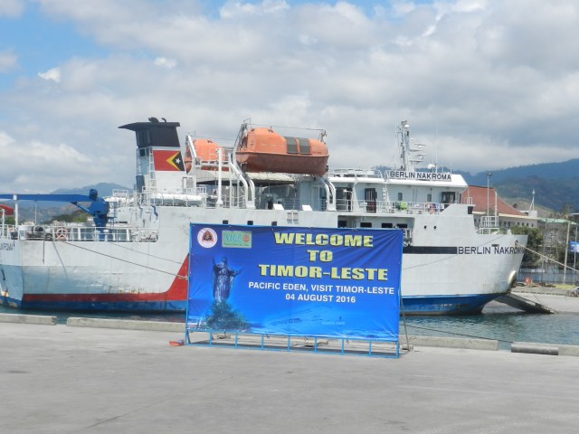 Not many cruise ships in Dili