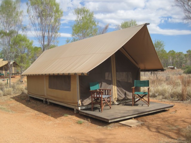 Our tent at the Bungle Bungle Wilderness Lodge