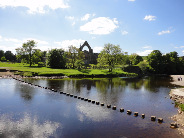Stepping stones at Bolton Abbey
