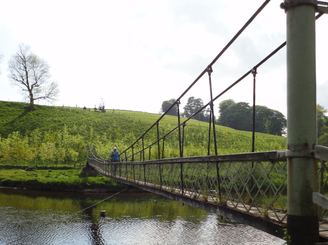 Crossing the Wharfe at Hebden
