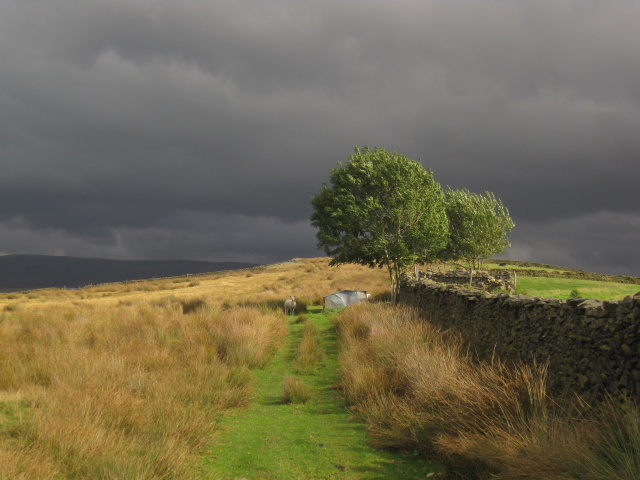 Storm coming near Sedbergh, but it missed us