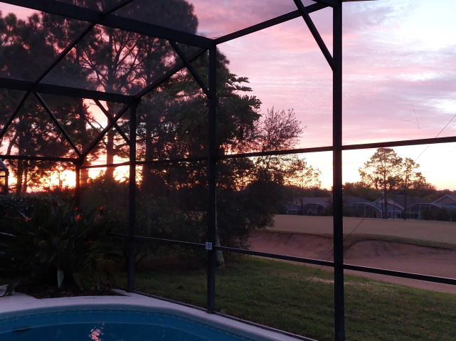 Sunrise at Florida Breeze Villa