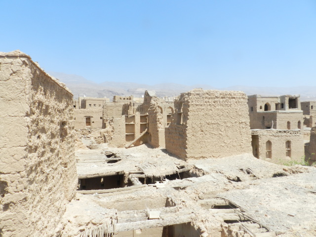 Ruined buildings in Al Hamra