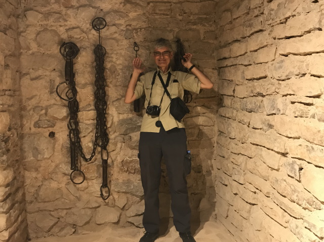 In chains, inside Nizwa Fort