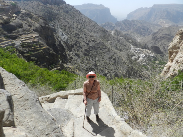 On the trail between the villages