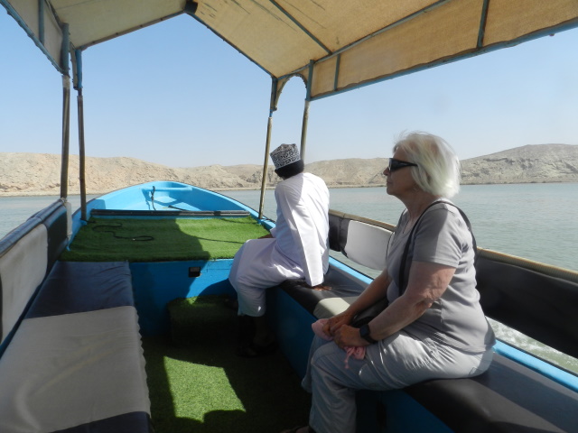 On the boat trip, Sur
