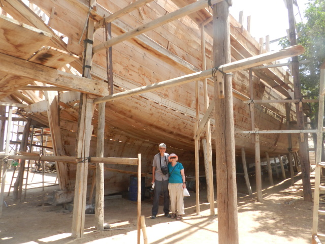 At the dhow factory, Sur