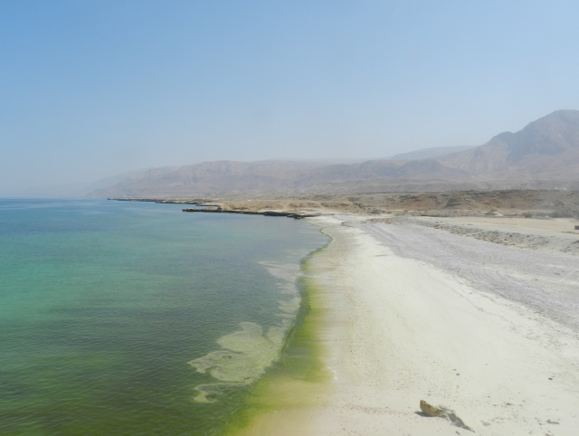 Empty beach, on the way to Muscat
