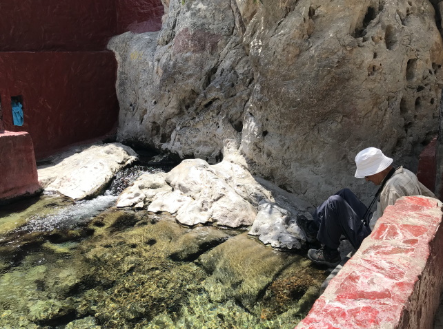 Waterfall, on the way to the mountains