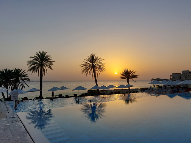 Sunset from Crowne Plaza, Muscat