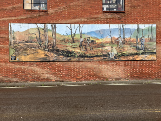 Mural at Mountain City