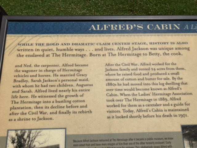 Alfred's Cabin, The Hermitage