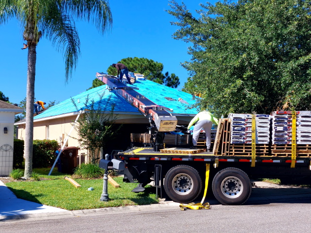 Roof work on our house