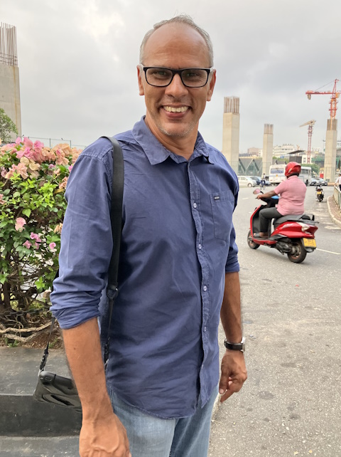 Mark Forbes, our Colombo walking tour guide