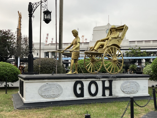 Outside the Grand Oriental Hotel, Colombo